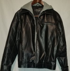 Poly Vinyl Jacket with hoodie